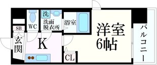 六甲駅 徒歩12分 4階の物件間取画像